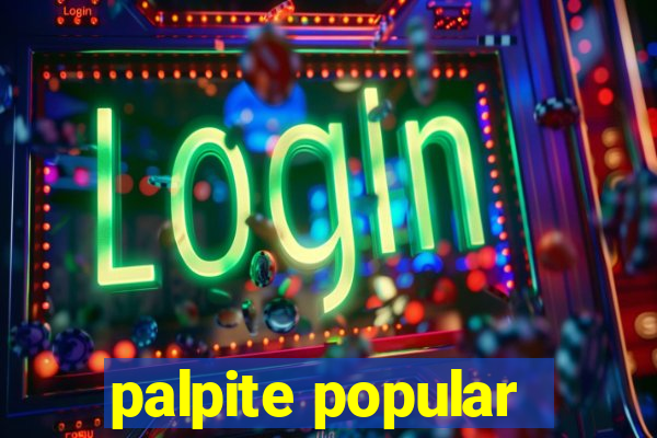 palpite popular